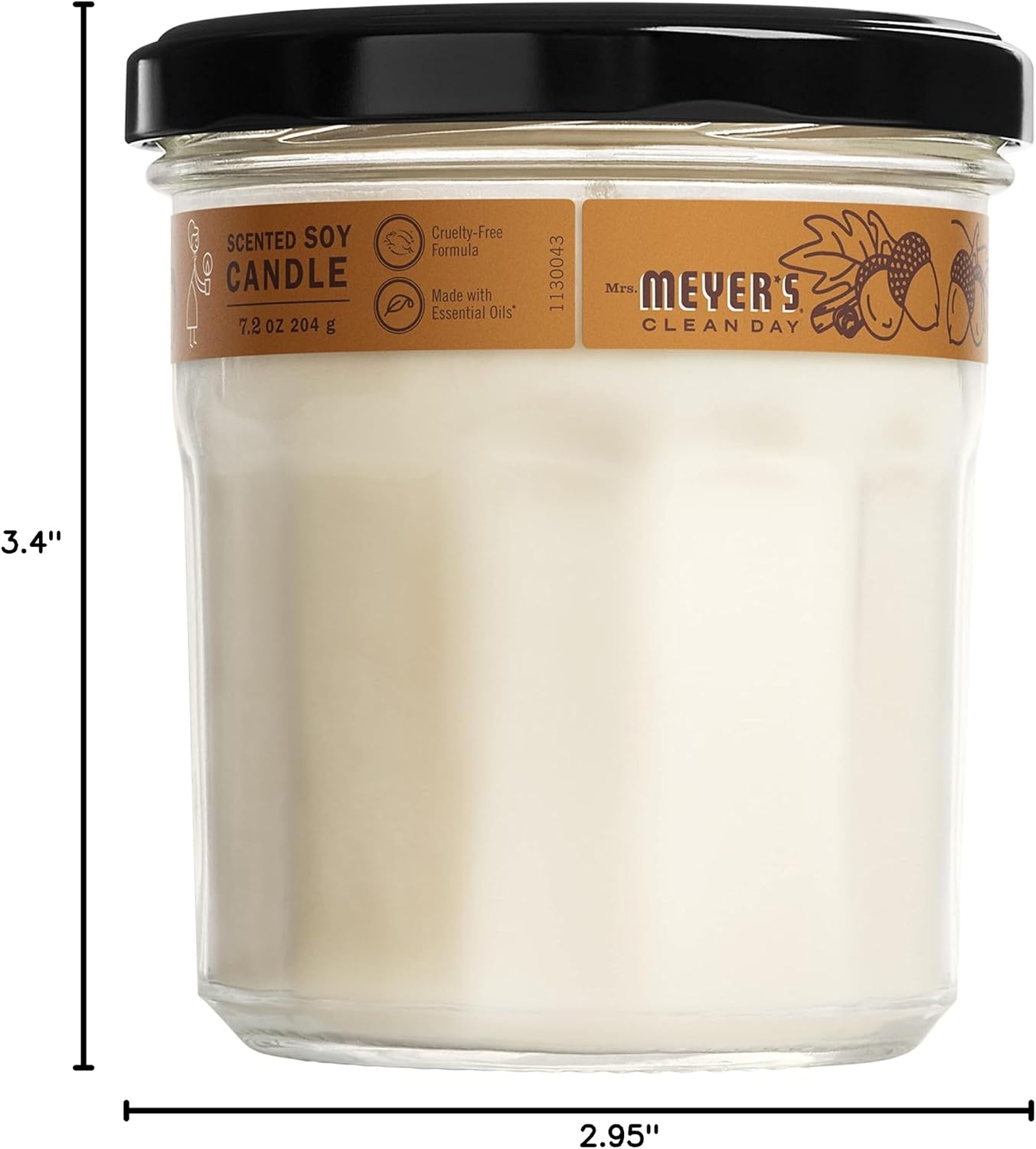 image:imageMRS MEYERS CLEAN DAY Aromatherapy Candle Peony 72 oz 2 PackAcorn Spice