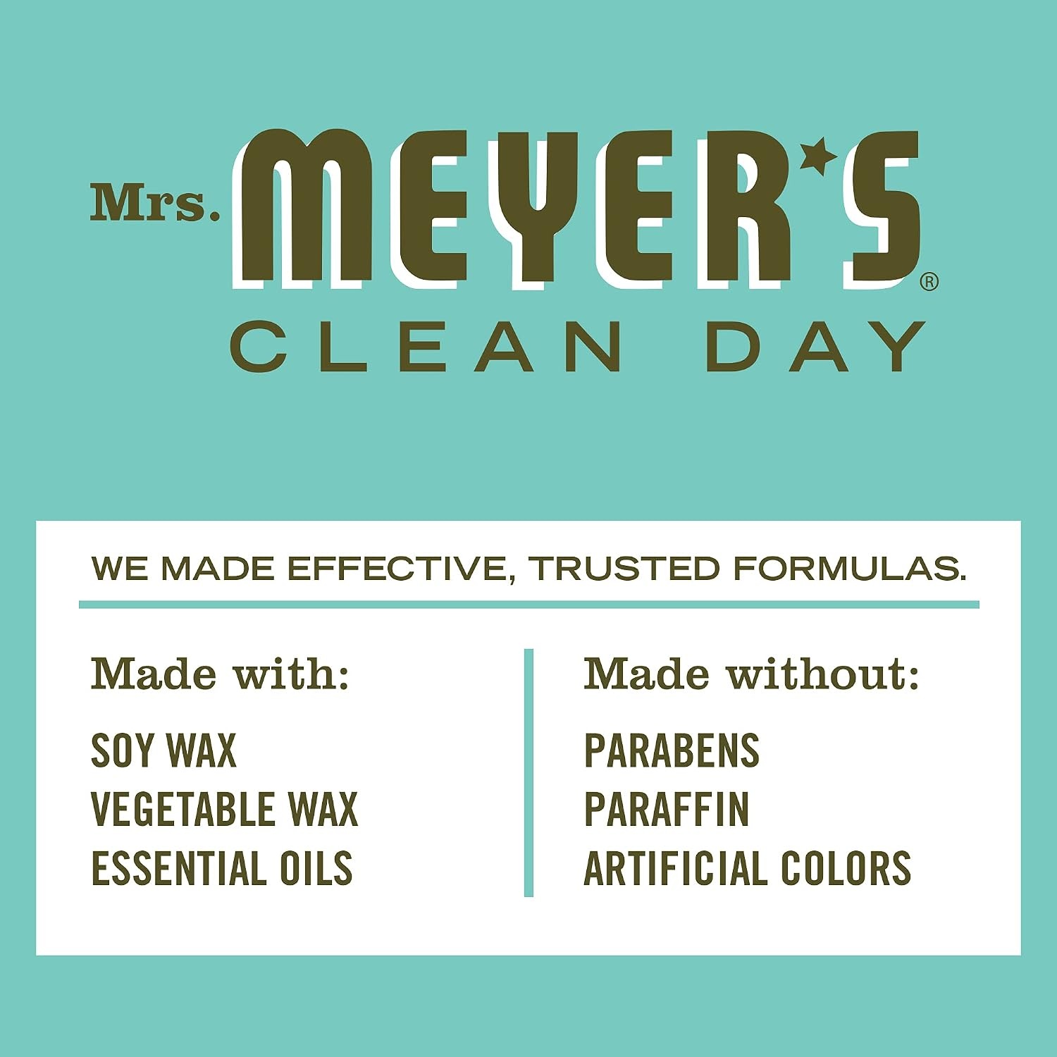 image:imageMRS MEYERS CLEAN DAY Aromatherapy Candle Peony 72 oz 2 PackBasil