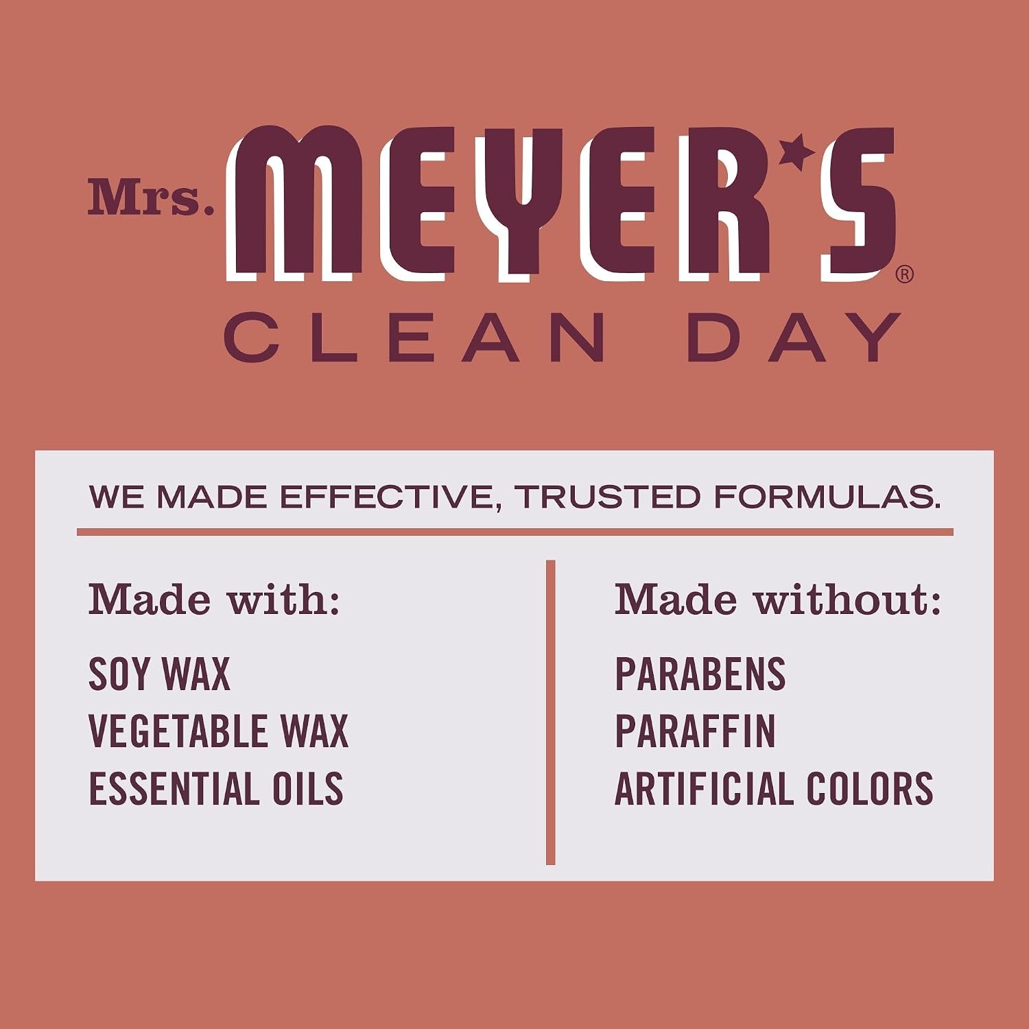 image:imageMRS MEYERS CLEAN DAY Aromatherapy Candle Peony 72 oz 2 PackFall Leaves
