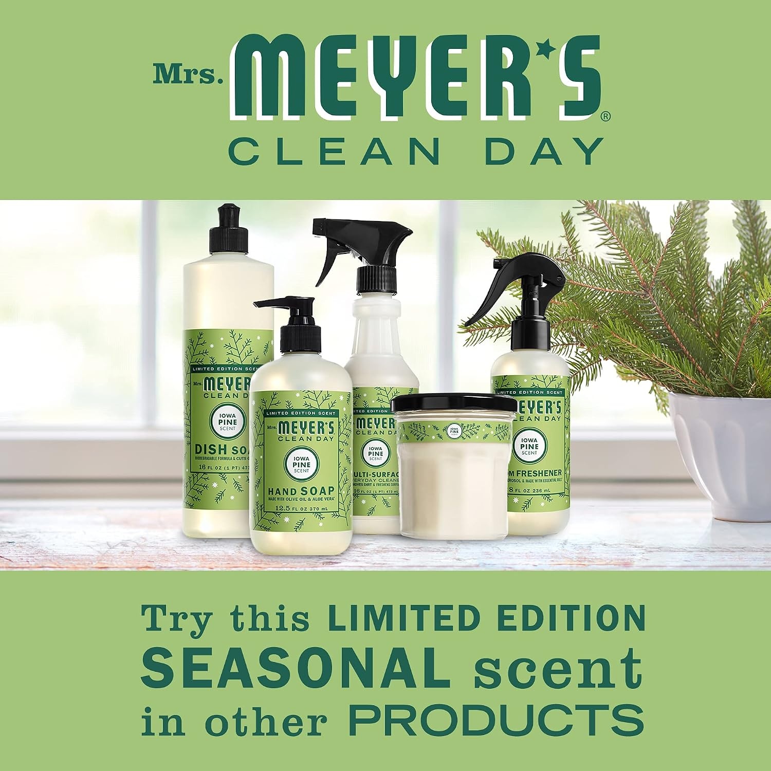 image:imageMRS MEYERS CLEAN DAY Aromatherapy Candle Peony 72 oz 2 PackIowa Pine