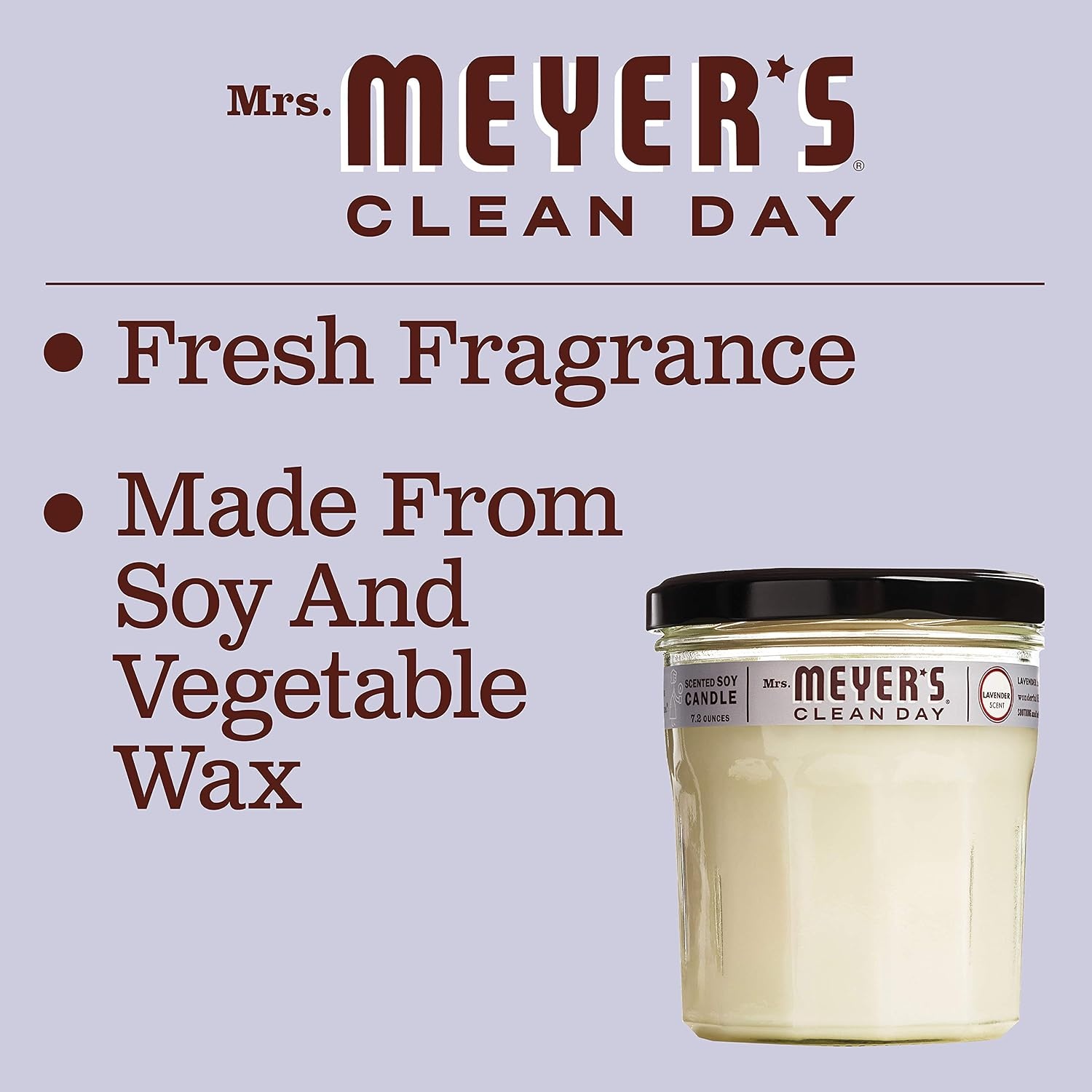 image:imageMRS MEYERS CLEAN DAY Aromatherapy Candle Peony 72 oz 2 PackLavender