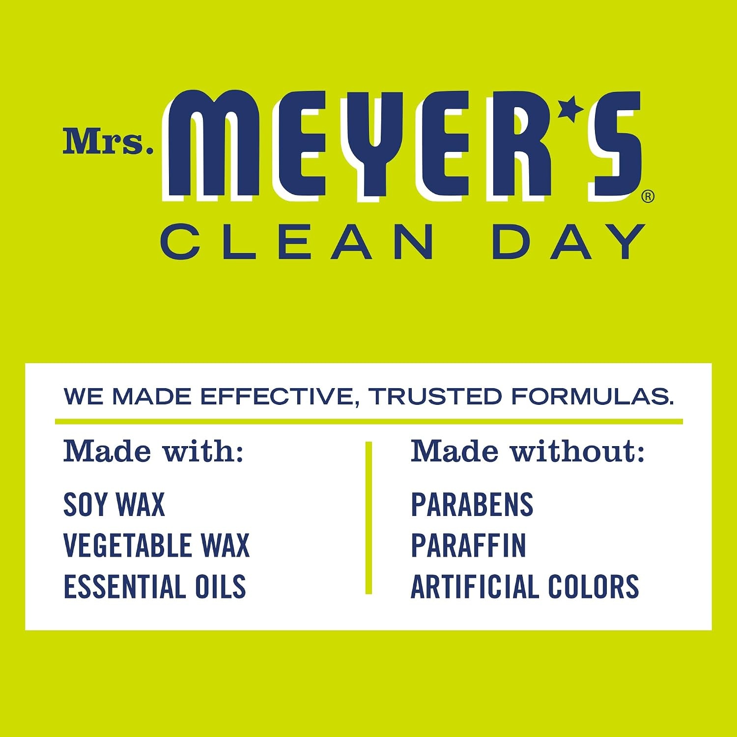 image:imageMRS MEYERS CLEAN DAY Aromatherapy Candle Peony 72 oz 2 PackLemon Verbena