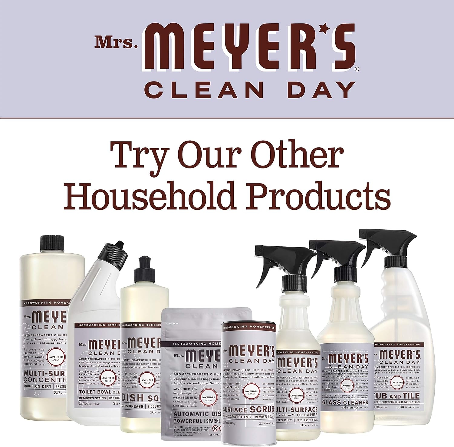 image:imageMRS MEYERS CLEAN DAY Automatic Dishwasher Pods Lavender 20 CountLavender