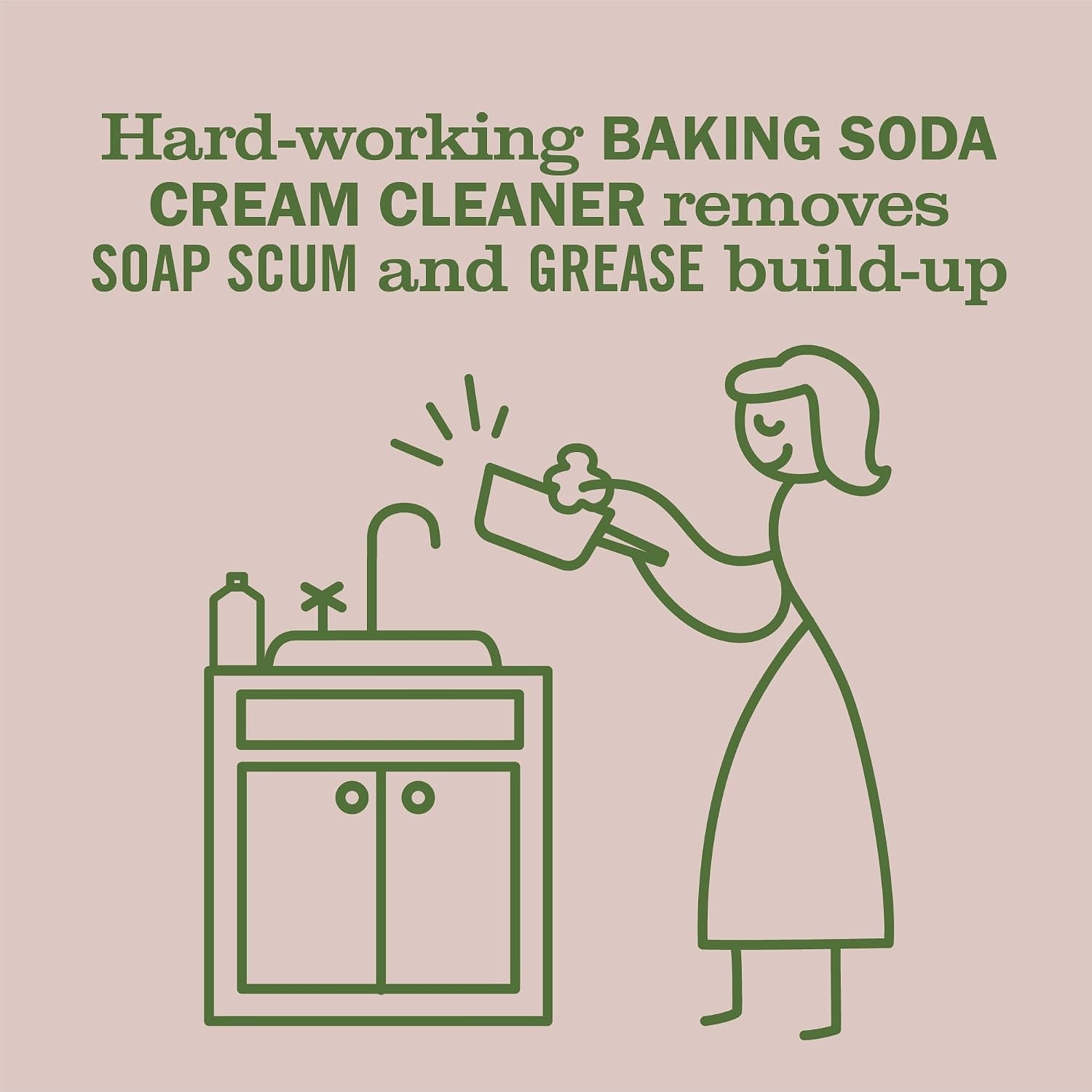 image:imageMRS MEYERS CLEAN DAY Baking Soda Cream Cleaner Apple Blossom 16 fl ozApple Blossom