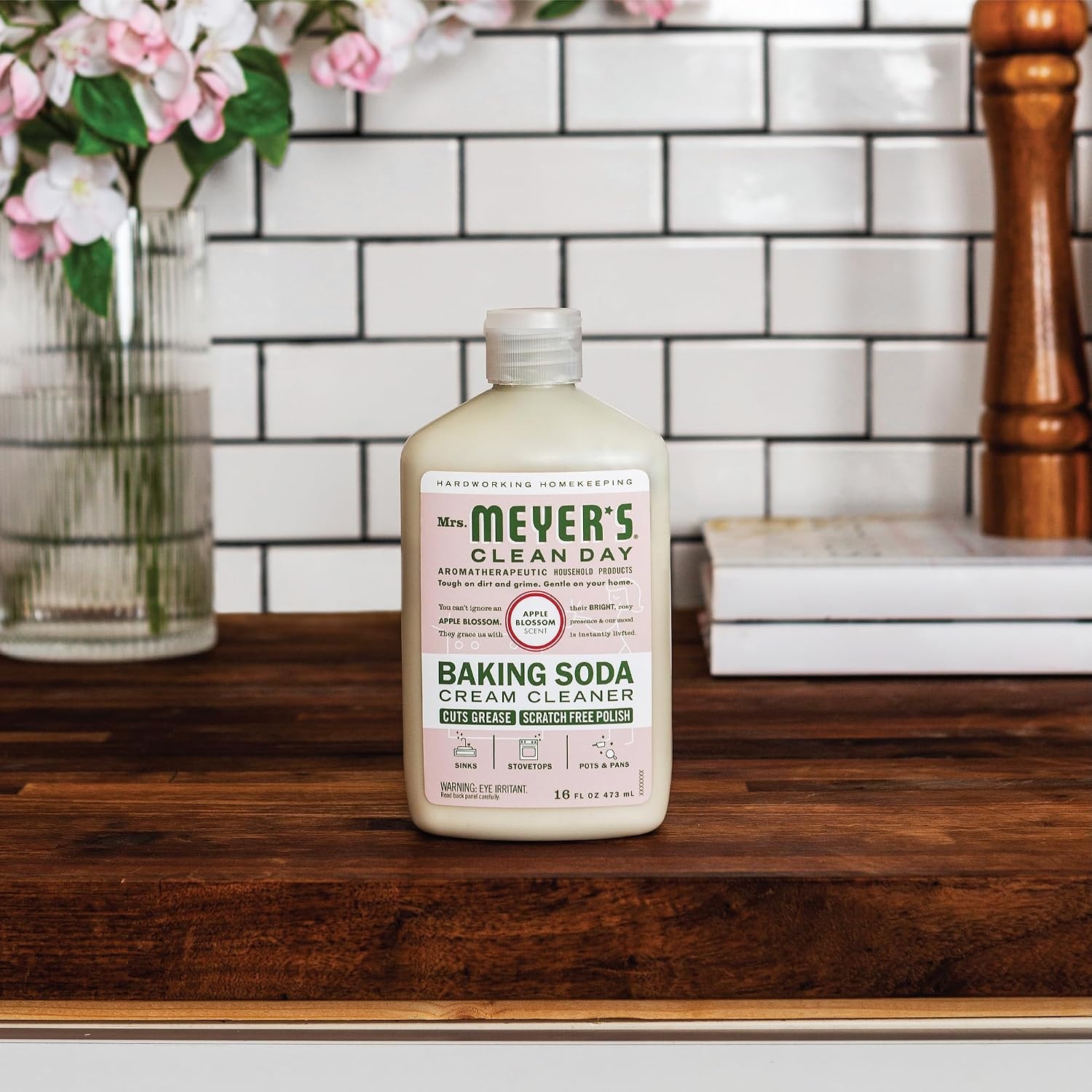 image:imageMRS MEYERS CLEAN DAY Baking Soda Cream Cleaner Apple Blossom 16 fl ozApple Blossom