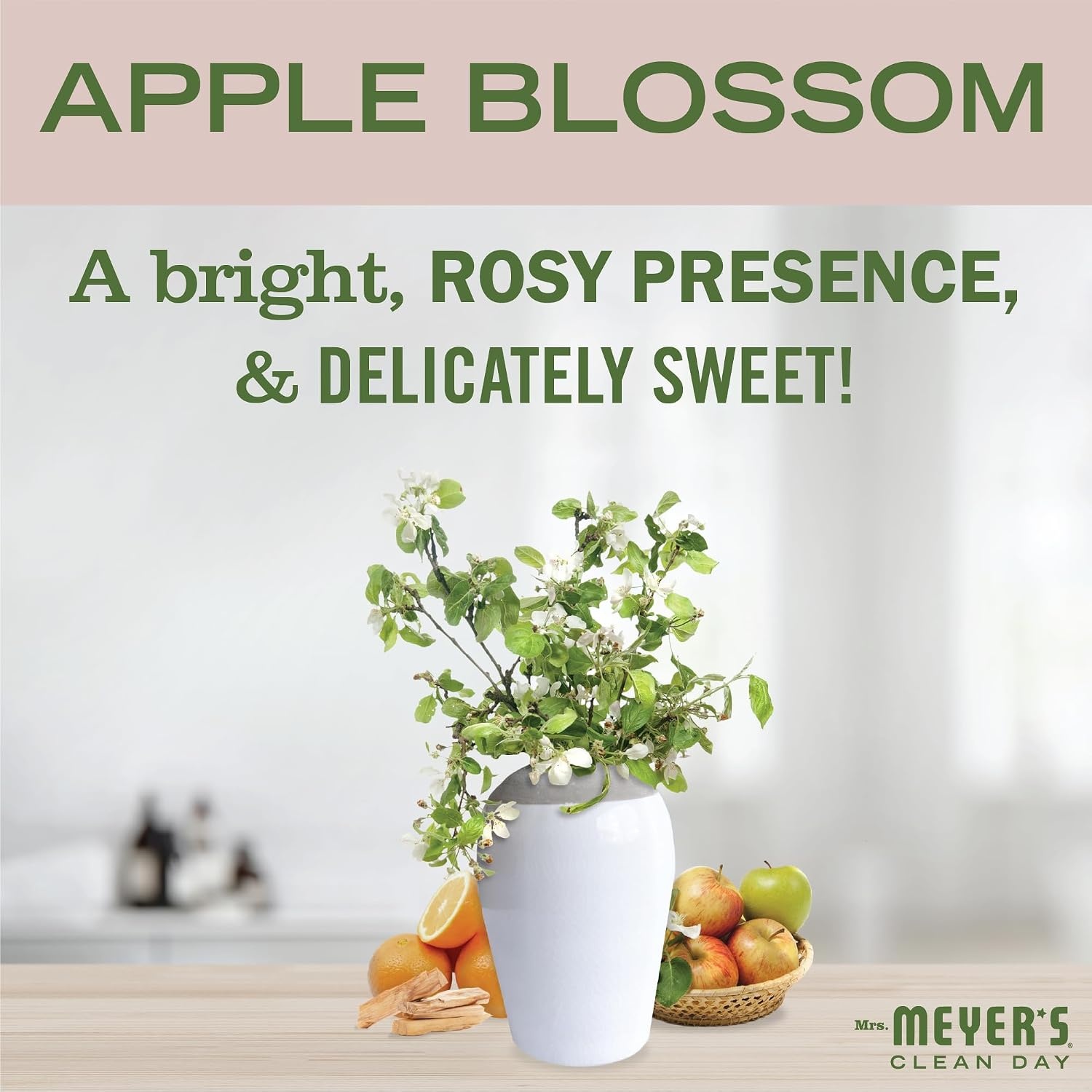 image:imageMRS MEYERS CLEAN DAY Baking Soda Cream Cleaner Apple Blossom 16 fl ozApple Blossom