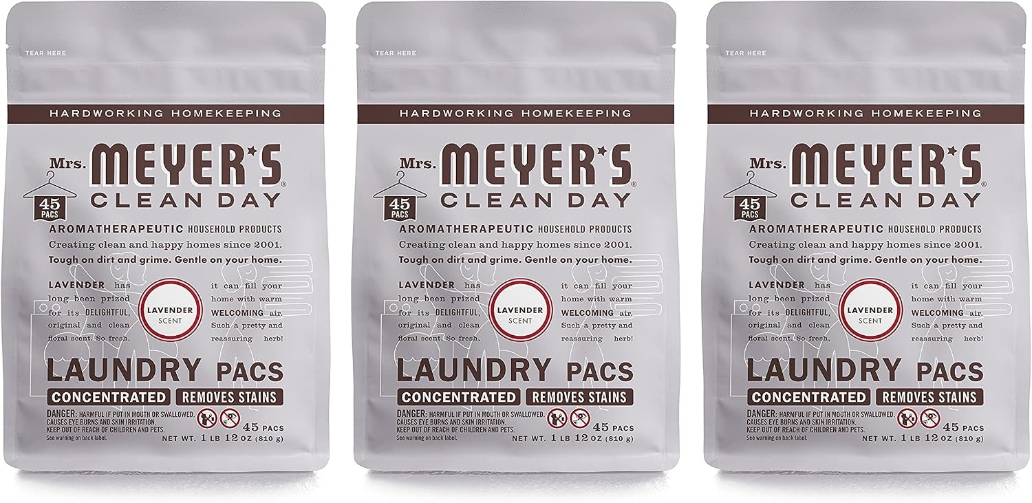 image:imageMRS MEYERS CLEAN DAY Dishwasher Pods Lemon Verbena 20 Count 3 PackLavender