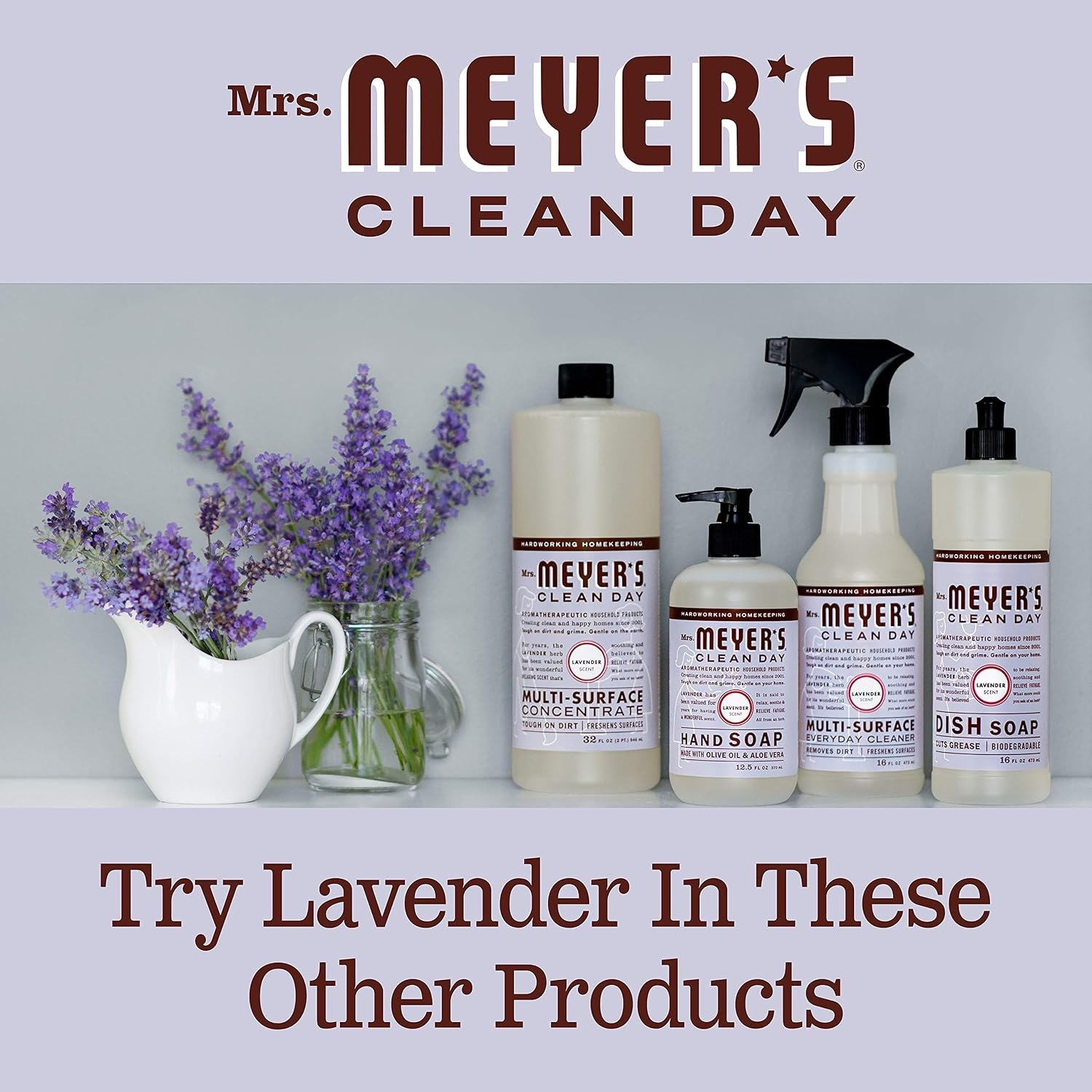 image:imageMRS MEYERS CLEAN DAY Dryer Sheets Fabric Softener Honeysuckle 80 CountLavender