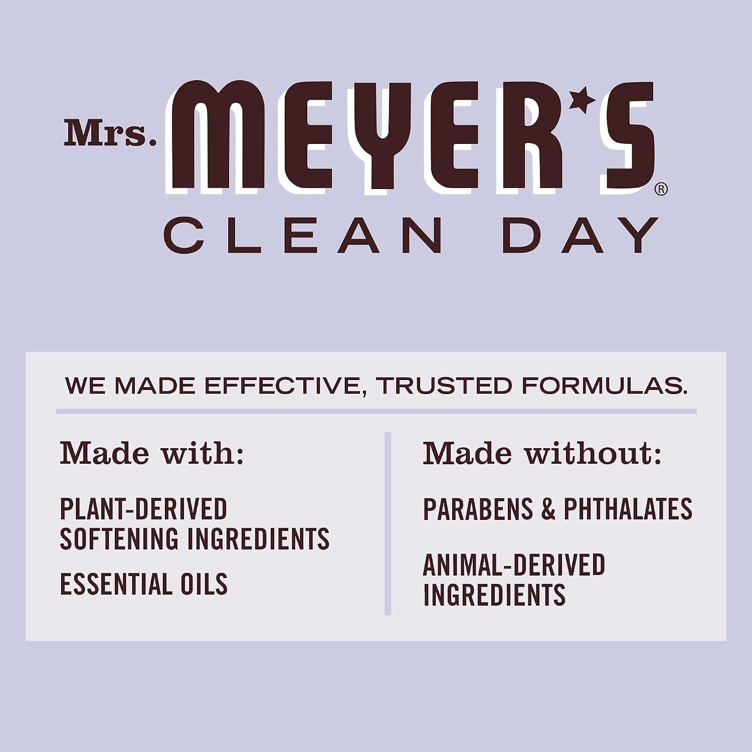 image:imageMRS MEYERS CLEAN DAY Dryer Sheets Fabric Softener Honeysuckle 80 CountLavender