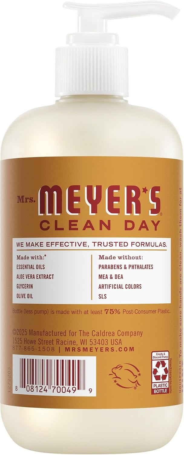 image:imageMRS MEYERS CLEAN DAY Hand Soap Apple Cider Scent 125 Fl Oz Bottle