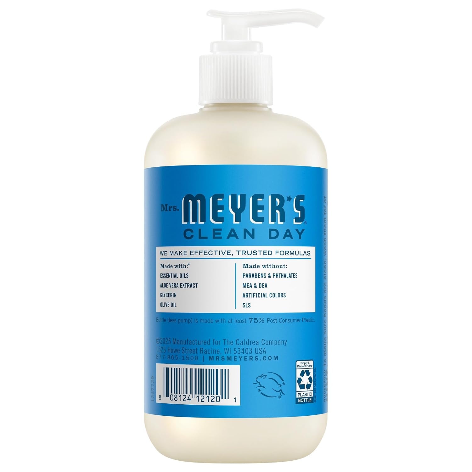 image:imageMRS MEYERS CLEAN DAY Hand Soap Blueberry Scent 125 Fl Oz Bottle125 Fl Oz Pack of 1