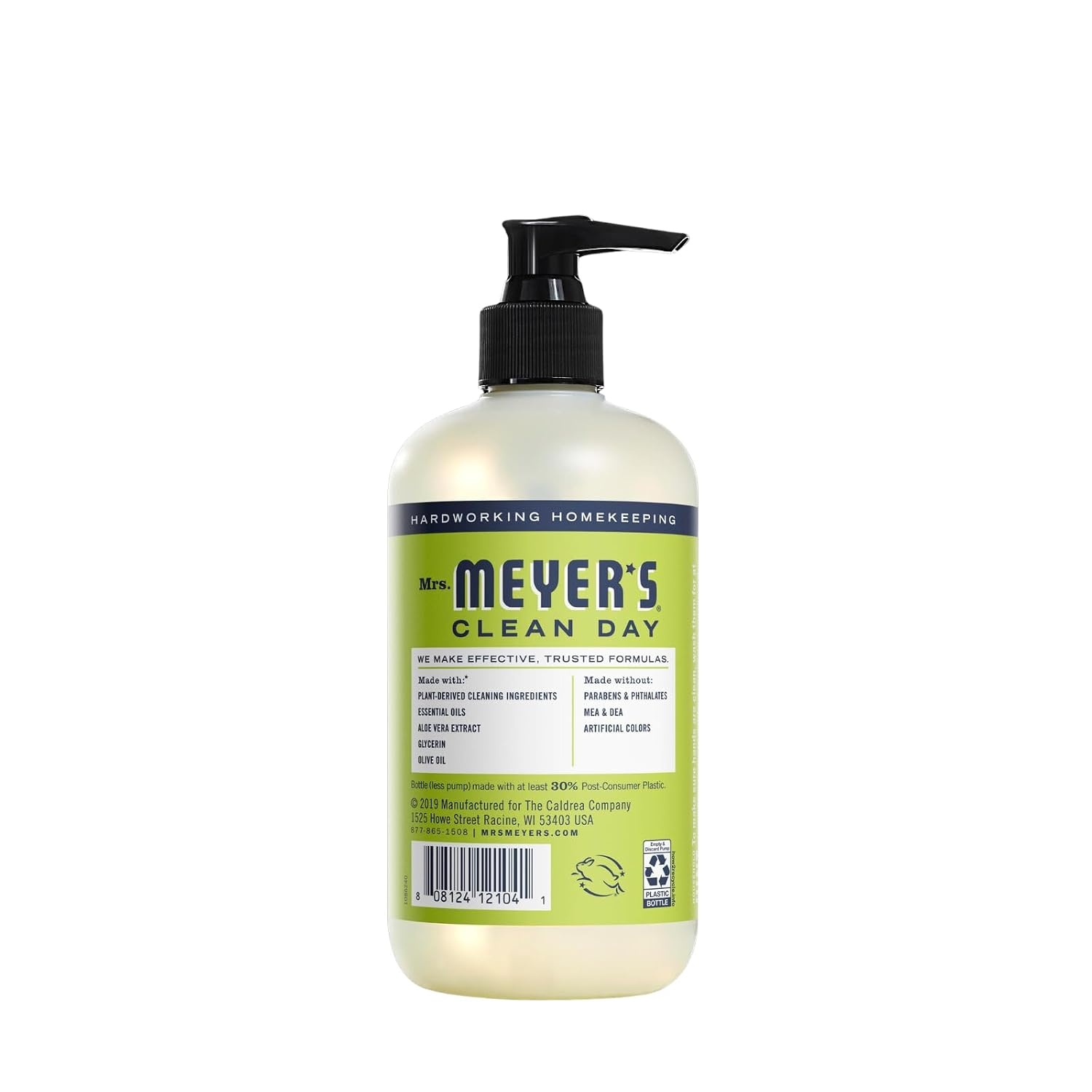 image:imageMRS MEYERS CLEAN DAY Hand Soap Made with Essential Oils Rhubarb 125 Fl Oz Pack of 3Citrus Floral Garden Blend