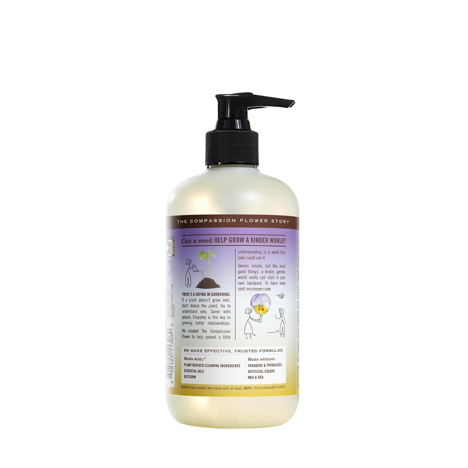 image:imageMRS MEYERS CLEAN DAY Hand Soap Made with Essential Oils Rhubarb 125 Fl Oz Pack of 3Floral Freshness Variety