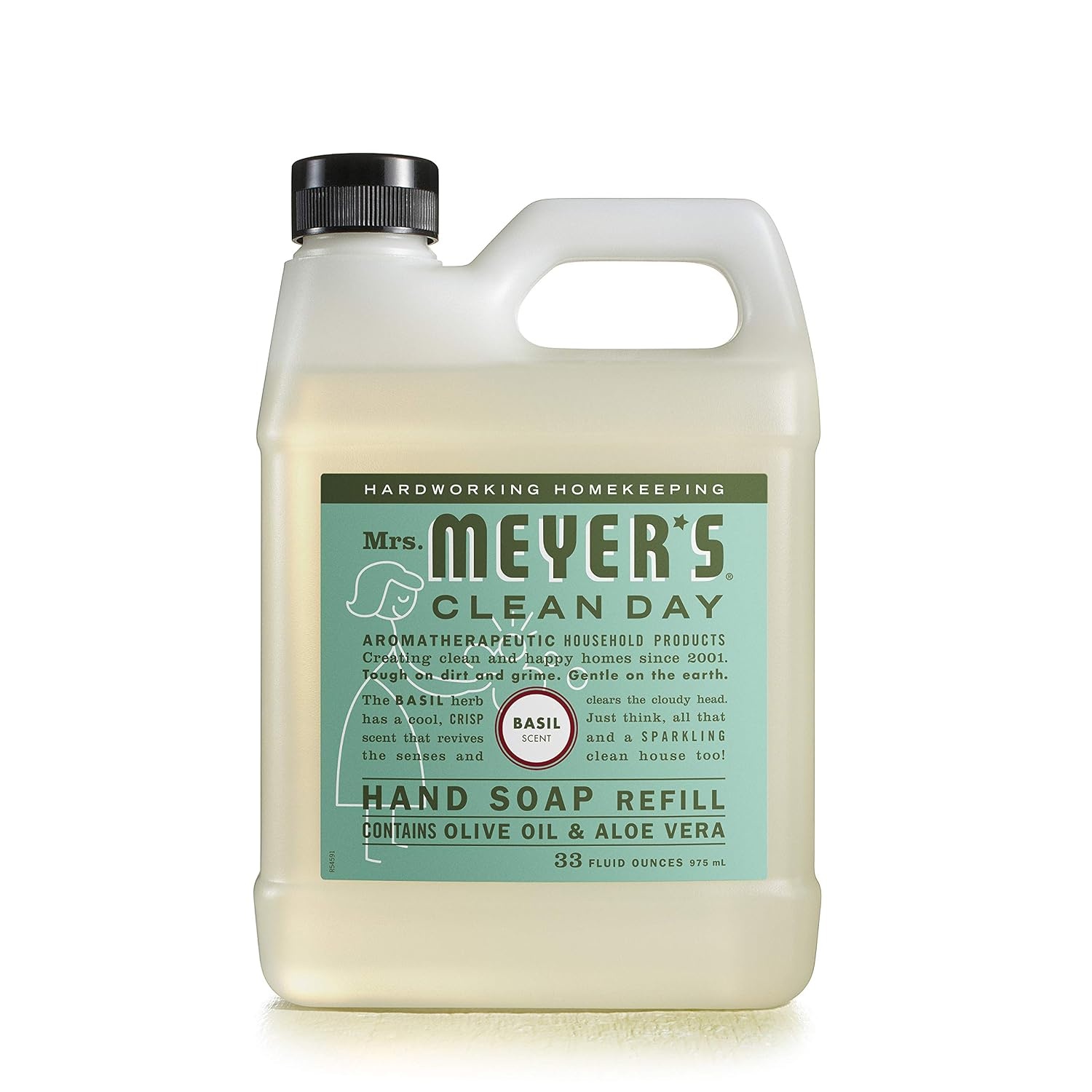 image:imageMRS MEYERS CLEAN DAY Hand Soap Refill Geranium Scent 33 Fl Oz BottleBasil