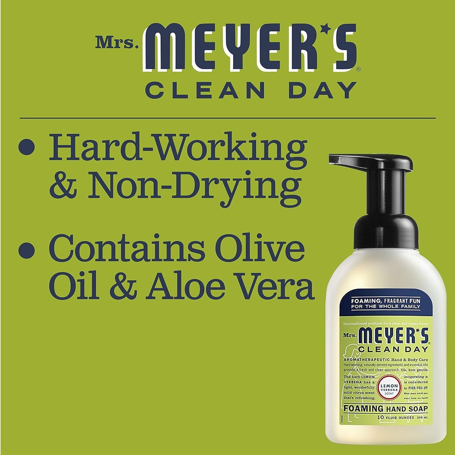 image:imageMRS MEYERS CLEAN DAY Hand Soap Refill Geranium Scent 33 Fl Oz BottleLemon Verbena