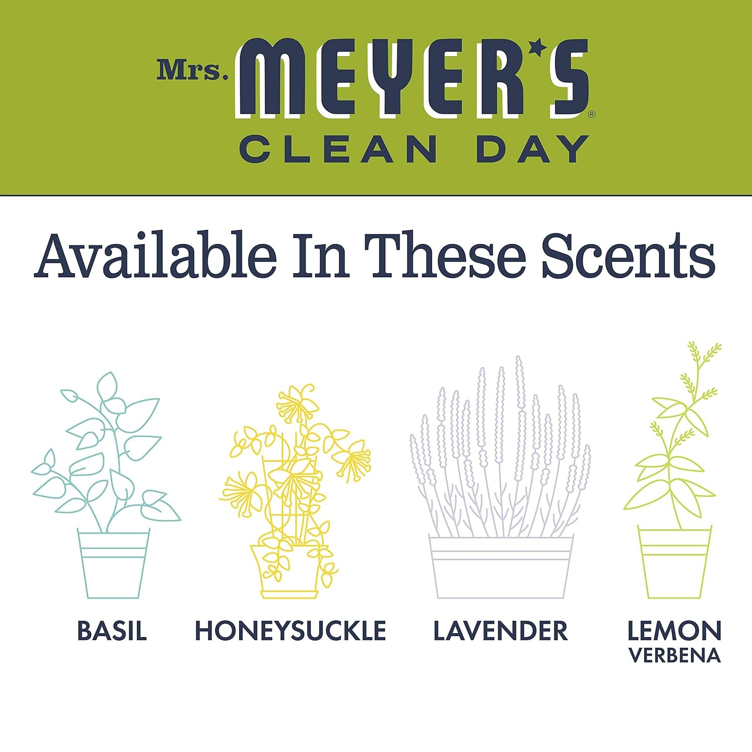 image:imageMRS MEYERS CLEAN DAY Hand Soap Refill Geranium Scent 33 Fl Oz BottleLemon Verbena