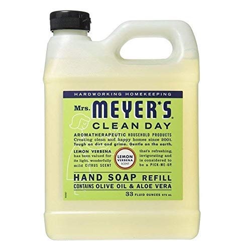 image:imageMRS MEYERS CLEAN DAY Hand Soap Refill Geranium Scent 33 Fl Oz BottleLemon Verbena