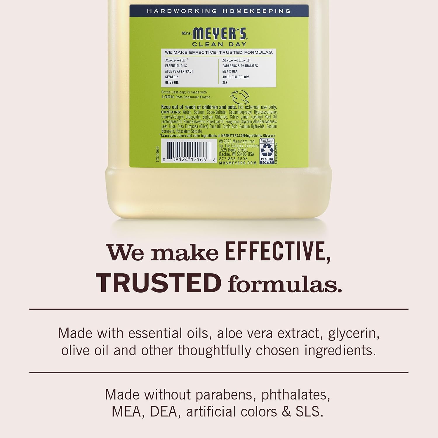 image:imageMRS MEYERS CLEAN DAY Hand Soap Refill Geranium Scent 33 Fl Oz BottleLemon Verbena