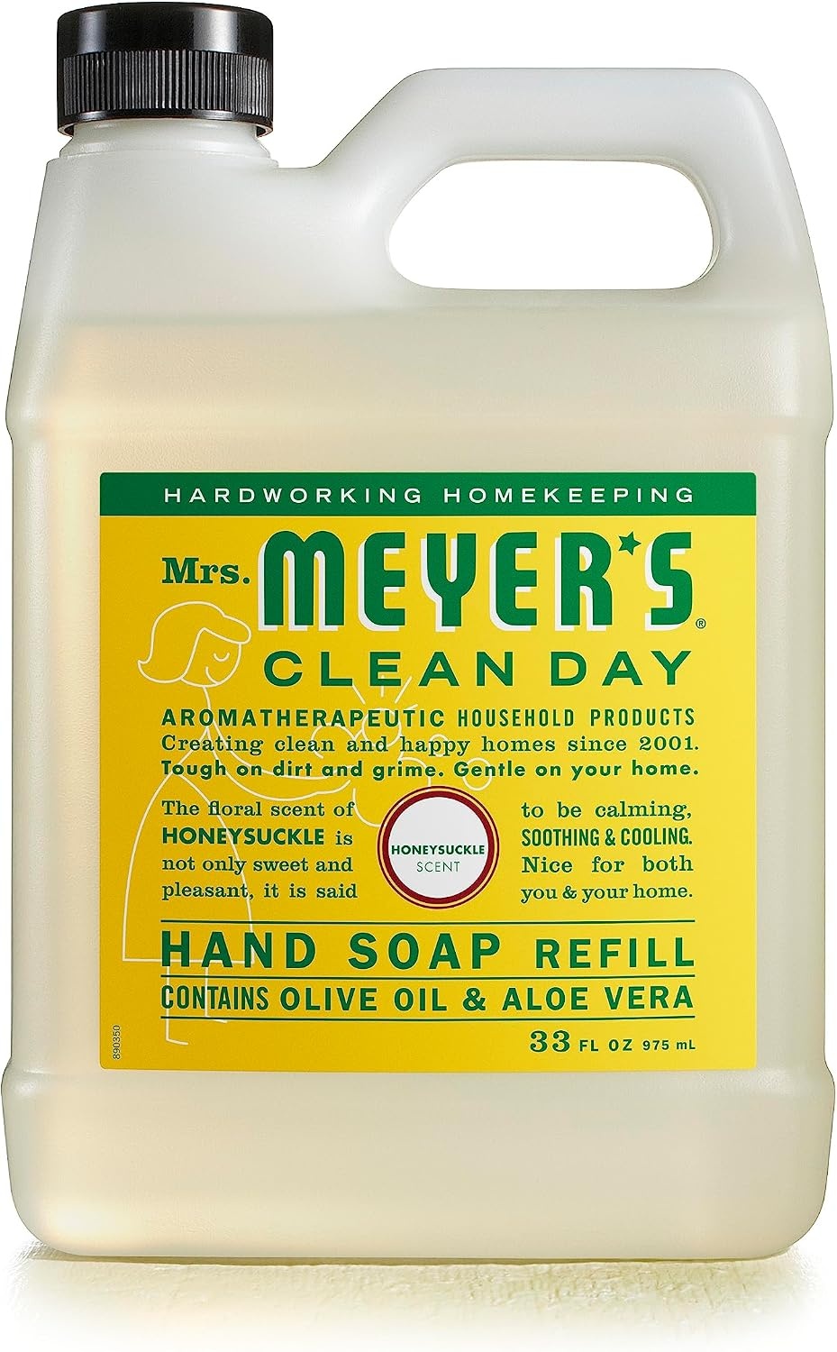image:imageMRS MEYERS CLEAN DAY Hand Soap Refill Made With Essential Oils Biodegradable Formula Honeysuckle 33 Fl Oz Pack Of 2