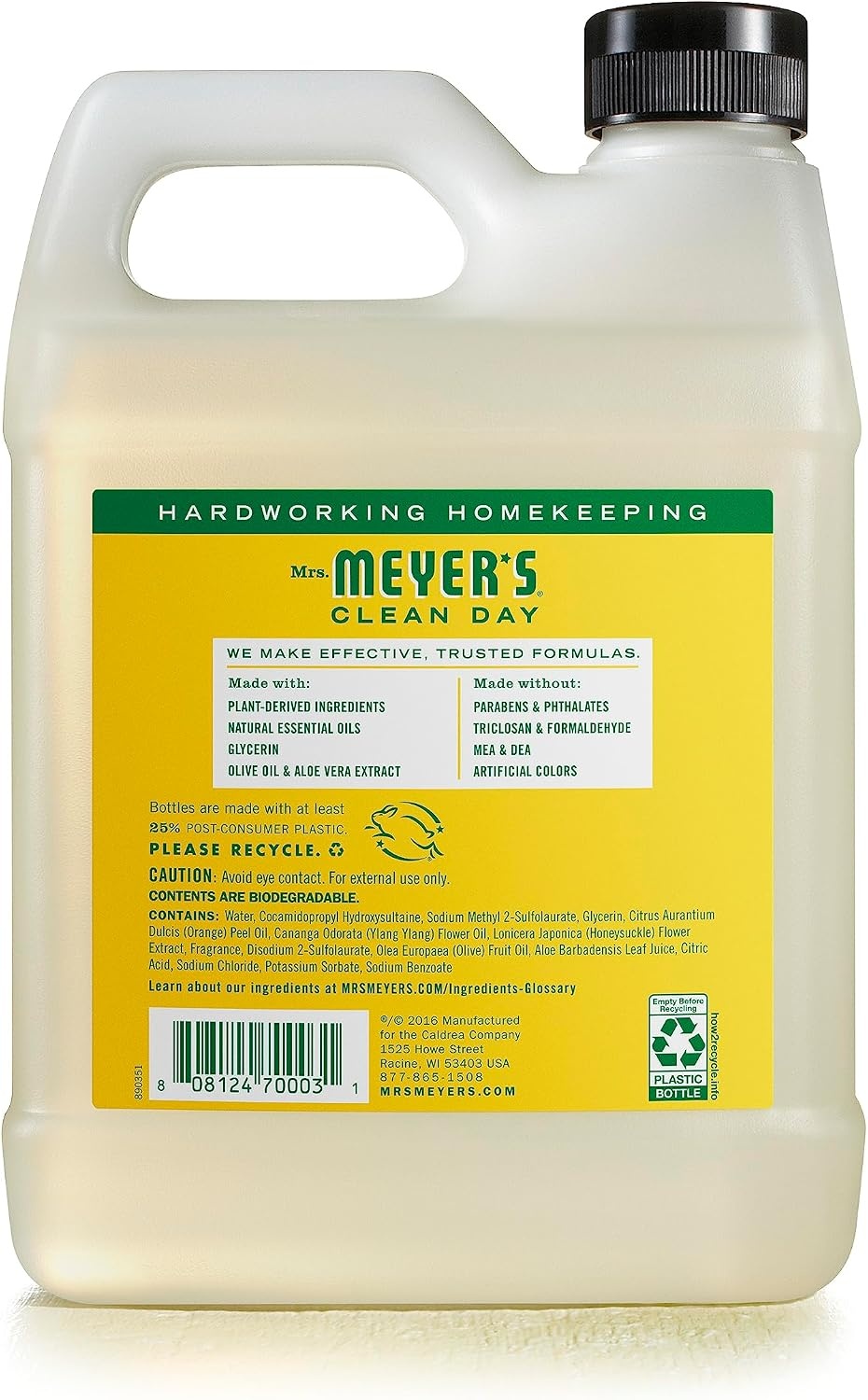 image:imageMRS MEYERS CLEAN DAY Hand Soap Refill Made With Essential Oils Biodegradable Formula Honeysuckle 33 Fl Oz Pack Of 2