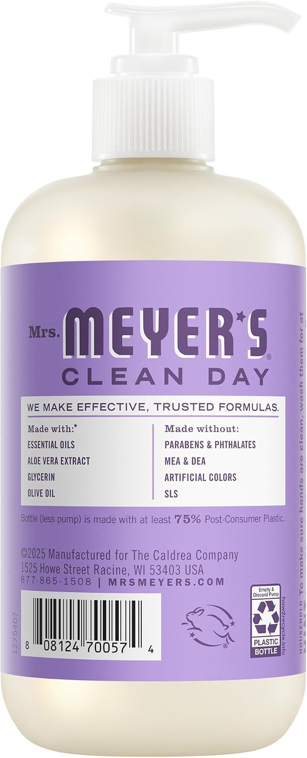 image:imageMRS MEYERS CLEAN DAY Hand SoapLilac Scent 125 Fl Oz Bottle