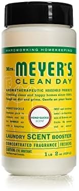 image:imageMRS MEYERS CLEAN DAY Laundry Booster Pair with Liquid Laundry Detergent Or Detergent Pods Honeysuckle 18 ozHoneysuckle