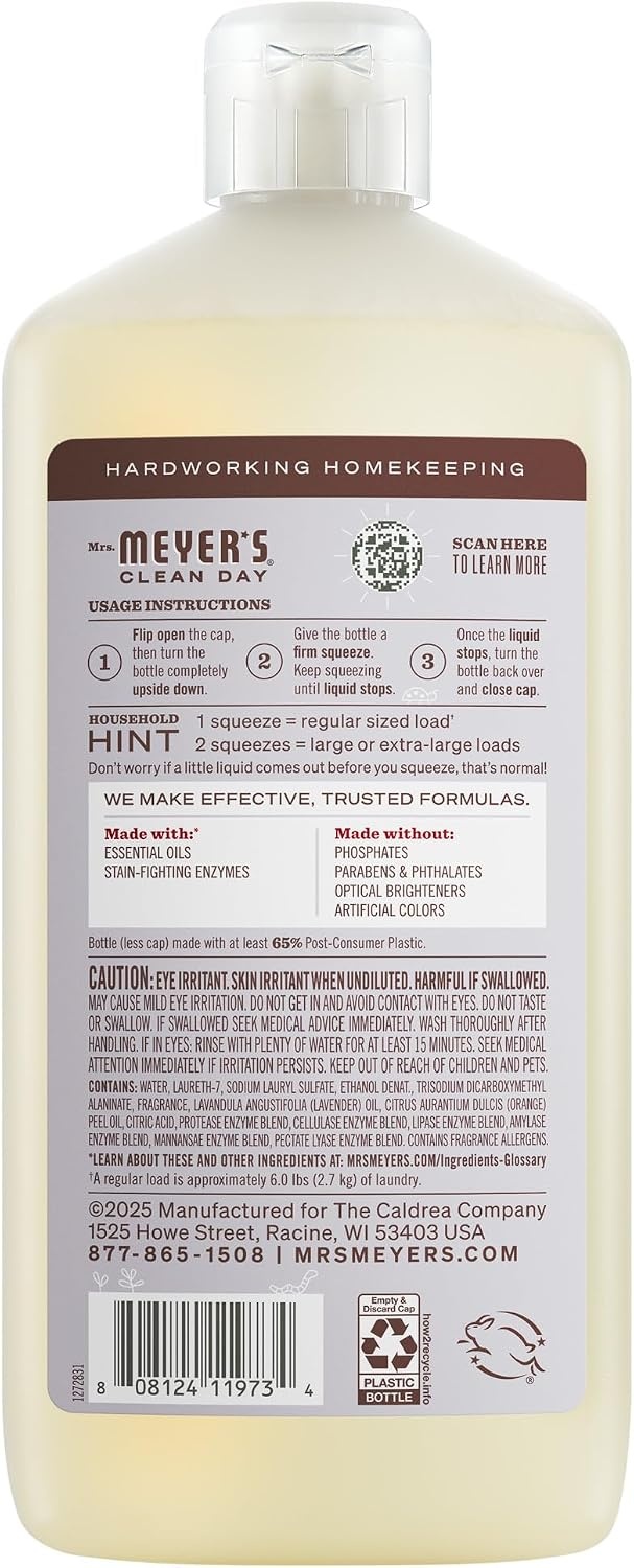 image:imageMRS MEYERS CLEAN DAY Laundry Detergent Compassion Flower 243 fl ozLavender