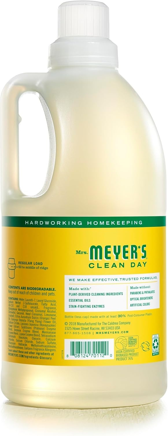 image:imageMRS MEYERS CLEAN DAY Laundry Detergent Lemon Verbena 64 fl ozHoneysuckle