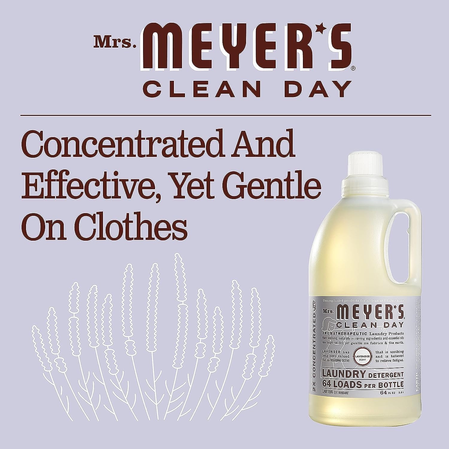 image:imageMRS MEYERS CLEAN DAY Laundry Detergent Lemon Verbena 64 fl ozLavender