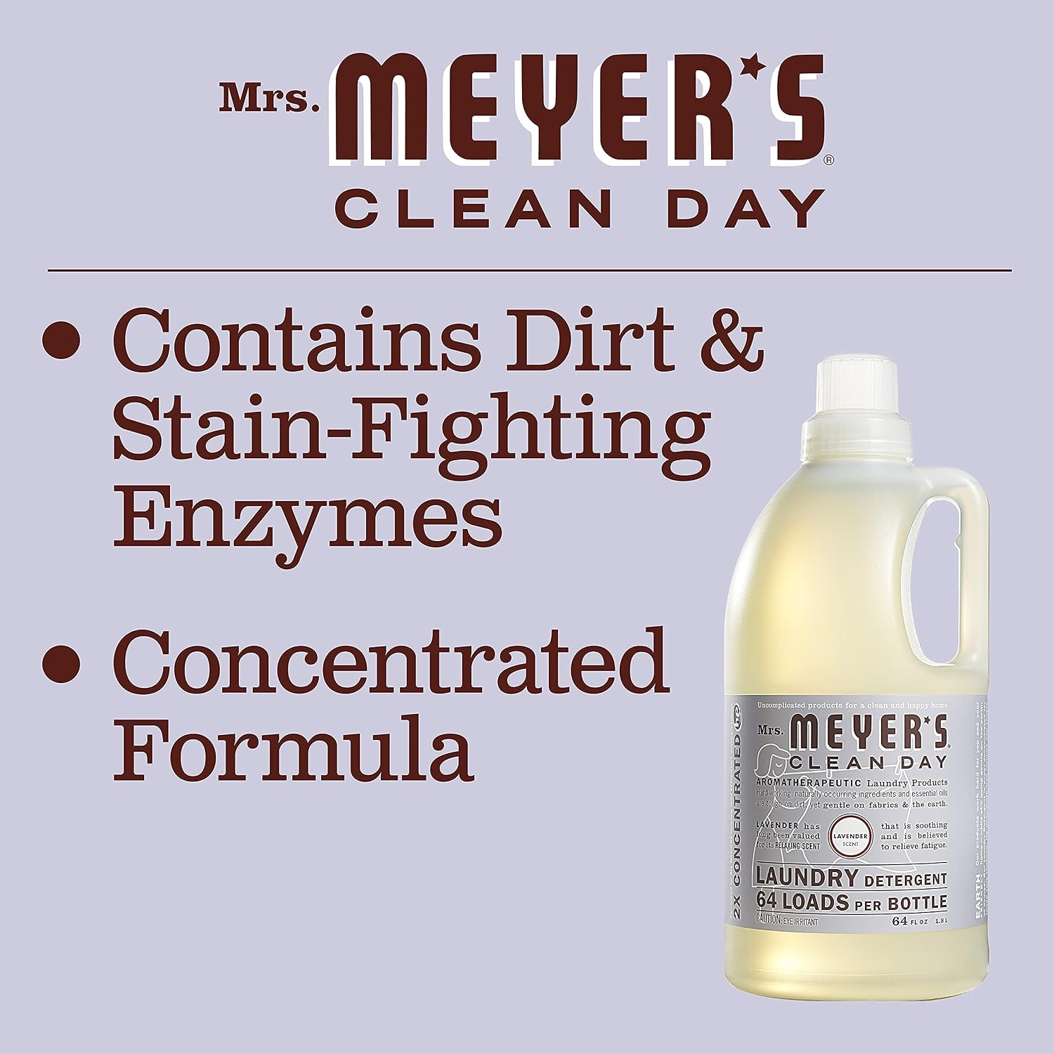 image:imageMRS MEYERS CLEAN DAY Laundry Detergent Lemon Verbena 64 fl ozLavender