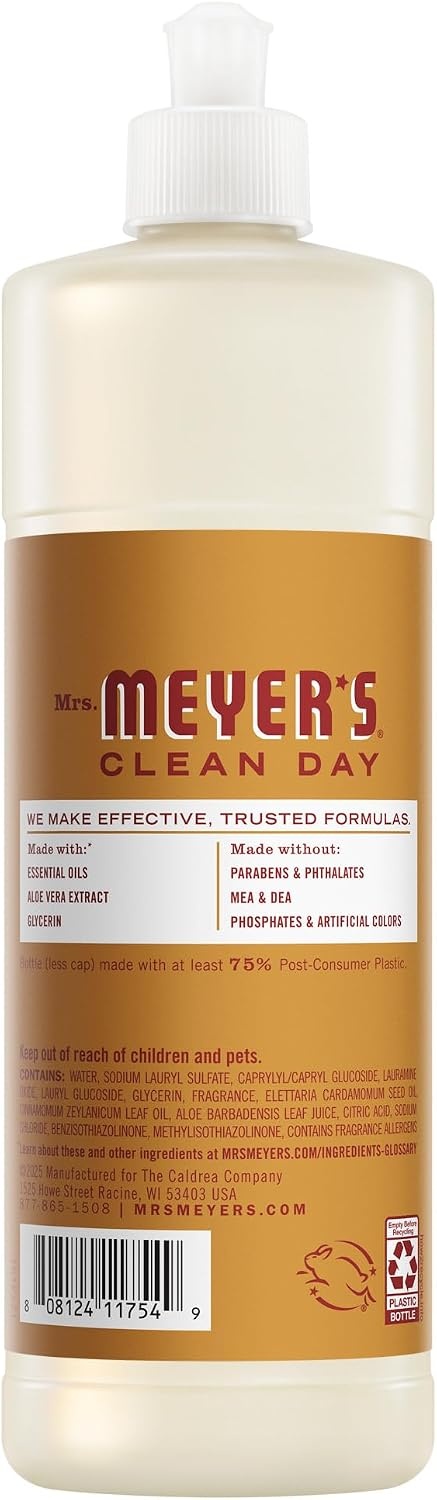 image:imageMRS MEYERS CLEAN DAY Liquid Dish Soap Acorn Spice 16 fl oz 3 Pack16 Fl Oz Pack of 1