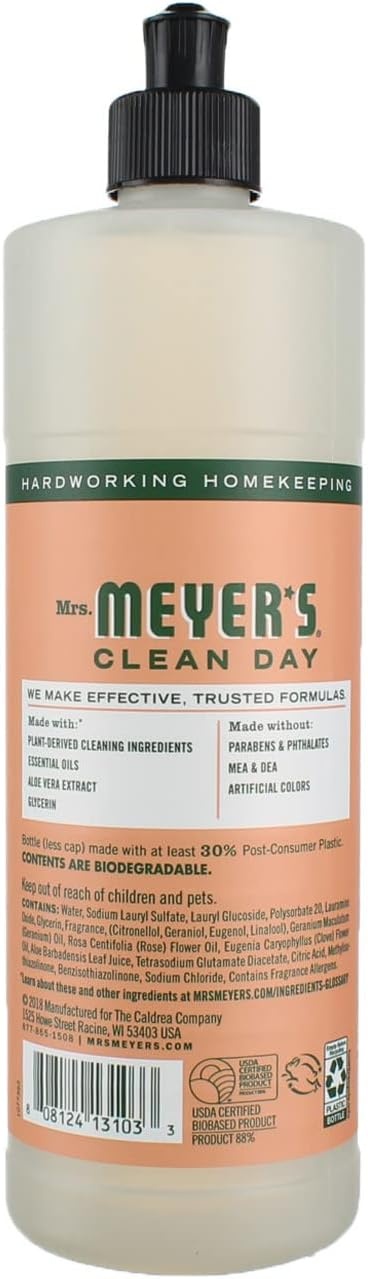 image:imageMRS MEYERS CLEAN DAY Liquid Dish Soap Acorn Spice 16 fl oz 3 Pack16 Fl Oz Pack of 1