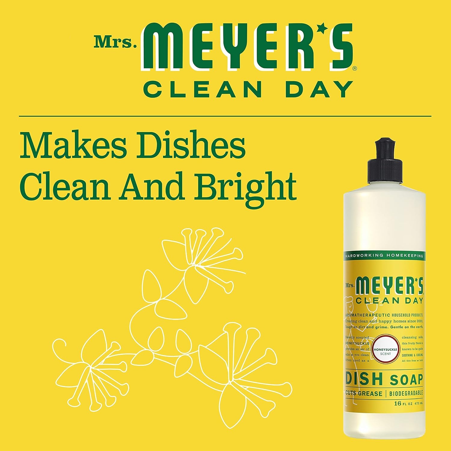 image:imageMRS MEYERS CLEAN DAY Liquid Dish Soap Acorn Spice 16 fl oz 3 Pack16 Fl Oz Pack of 1