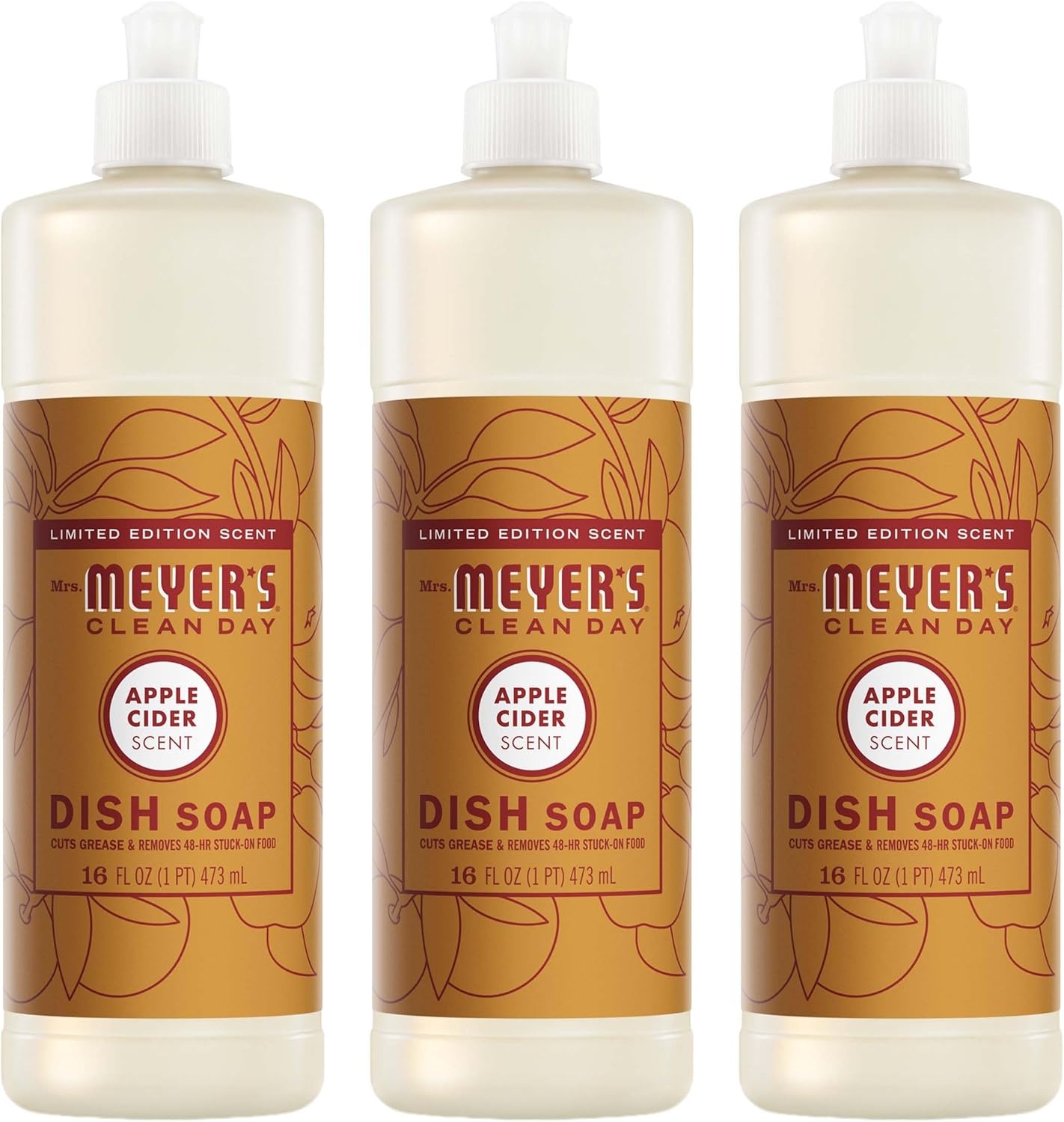 image:imageMRS MEYERS CLEAN DAY Liquid Dish Soap Acorn Spice 16 fl oz 3 Pack16 Fl Oz Pack of 3