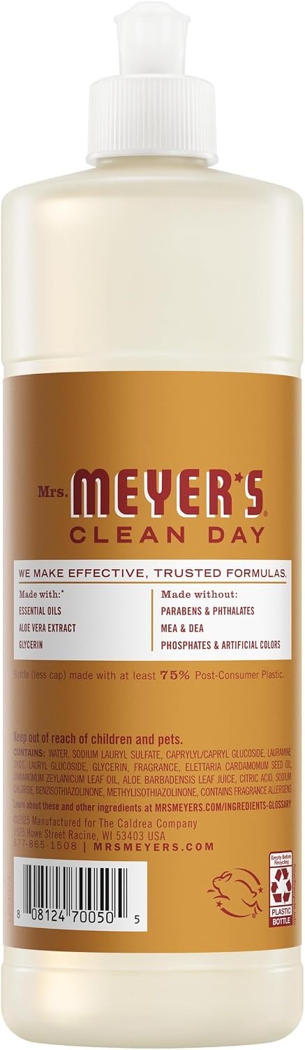 image:imageMRS MEYERS CLEAN DAY Liquid Dish Soap Acorn Spice 16 fl oz 3 Pack16 Fl Oz Pack of 3