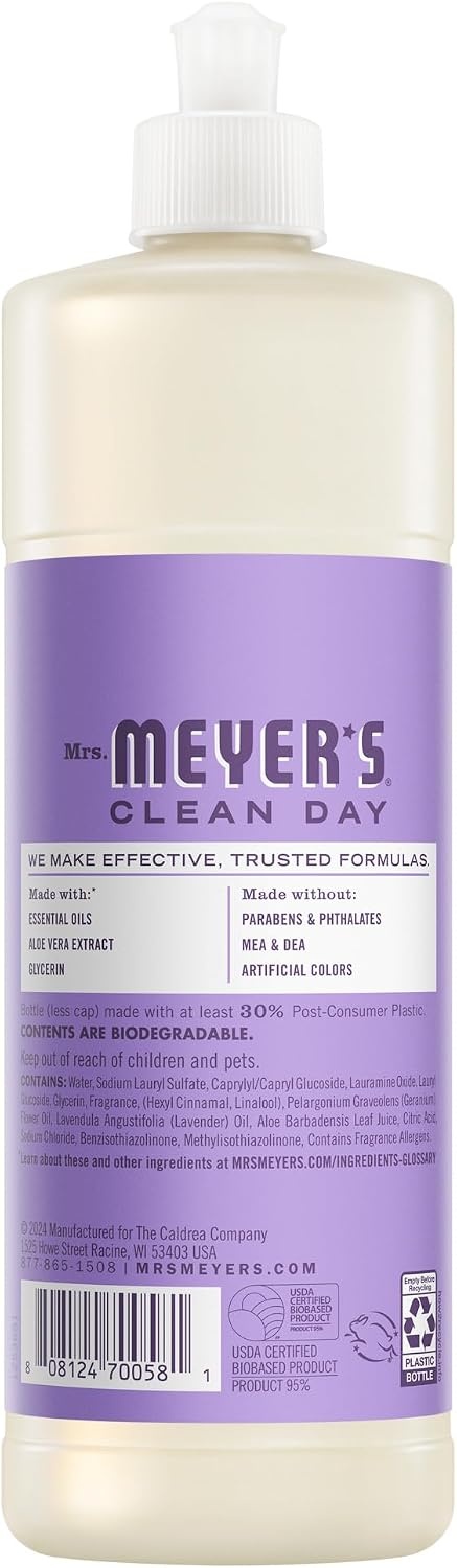 image:imageMRS MEYERS CLEAN DAY Liquid Dish Soap Acorn Spice 16 fl oz 3 Pack16 Fl Oz Pack of 3