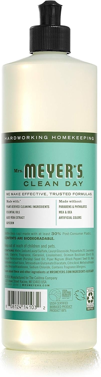 image:imageMRS MEYERS CLEAN DAY Liquid Dish Soap Acorn Spice 16 fl oz 3 Pack16 Fl Oz Pack of 3