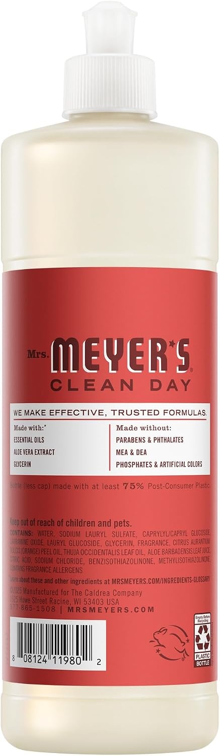 image:imageMRS MEYERS CLEAN DAY Liquid Dish Soap Acorn Spice 16 fl oz 3 Pack16 Fl Oz Pack of 3