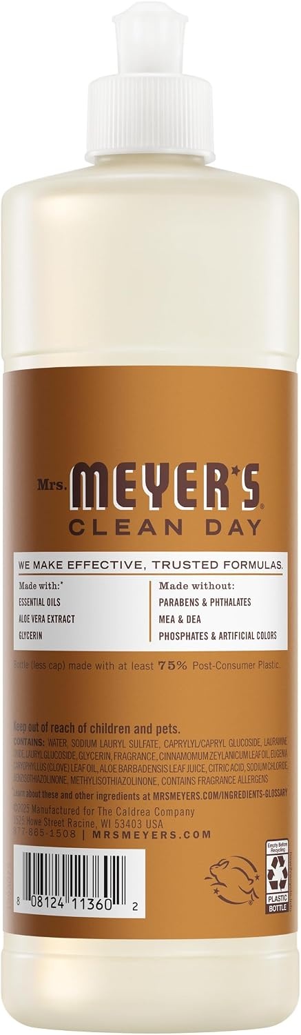 image:imageMRS MEYERS CLEAN DAY Liquid Dish Soap Acorn Spice 16 fl oz 3 Pack16 Fl Oz Pack of 3