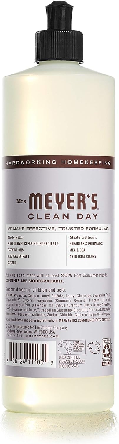 image:imageMRS MEYERS CLEAN DAY Liquid Dish Soap Acorn Spice 16 fl oz 3 Pack16 Fl Oz Pack of 3