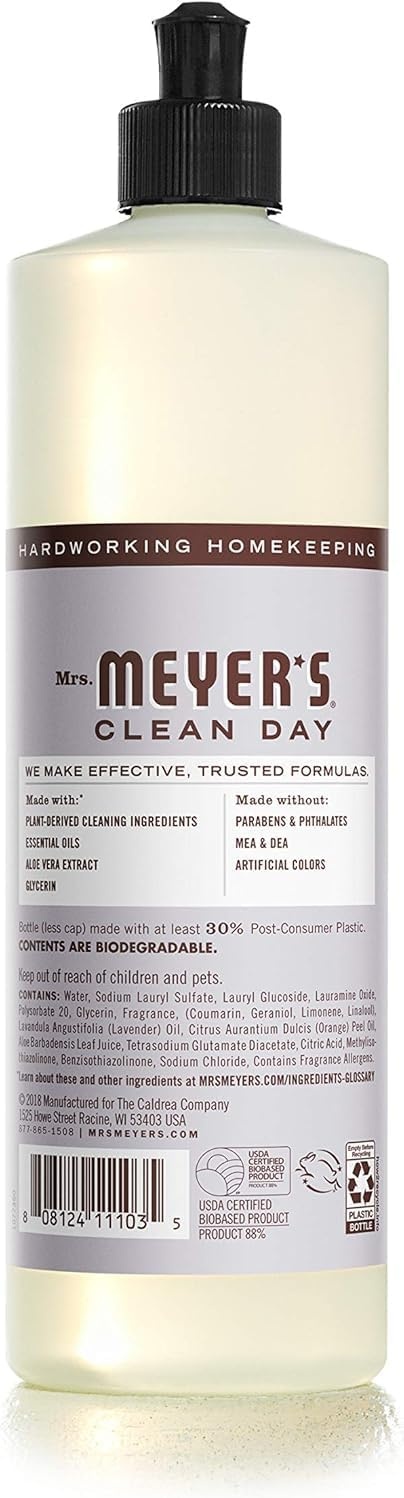 image:imageMRS MEYERS CLEAN DAY Liquid Dish Soap Acorn Spice 16 fl oz 3 Pack16 Fl Oz Pack of 3
