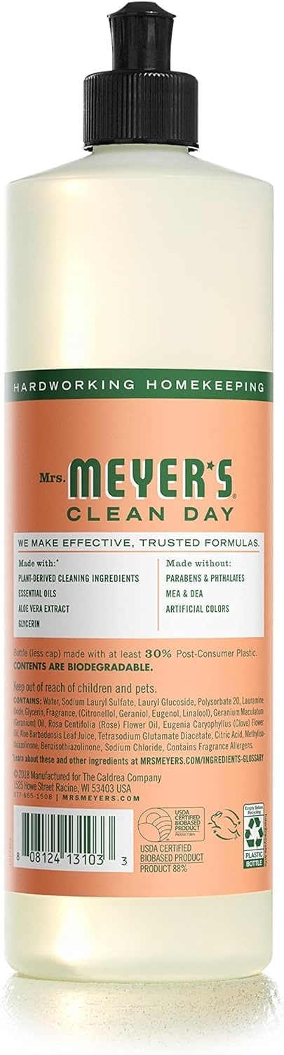 image:imageMRS MEYERS CLEAN DAY Liquid Dish Soap Acorn Spice 16 fl oz 3 Pack267 Fl Oz Pack of 6