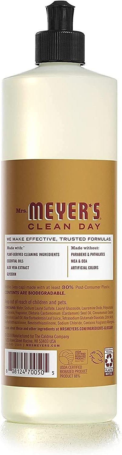 image:imageMRS MEYERS CLEAN DAY Liquid Dish Soap Acorn Spice 16 fl oz 3 Pack32 Fl Oz Pack of 1
