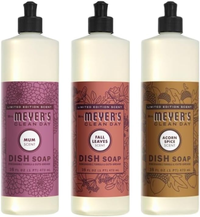 image:imageMRS MEYERS CLEAN DAY Liquid Dish Soap Acorn Spice 16 fl oz 3 Pack48 Fl Oz Pack of 1