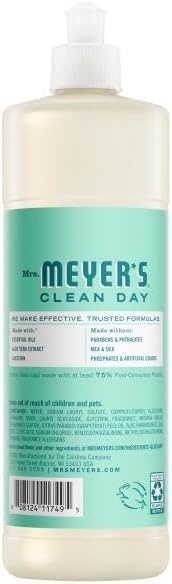 image:imageMRS MEYERS CLEAN DAY Liquid Dish Soap Acorn Spice 16 fl oz 3 Pack48 Fl Oz Pack of 1