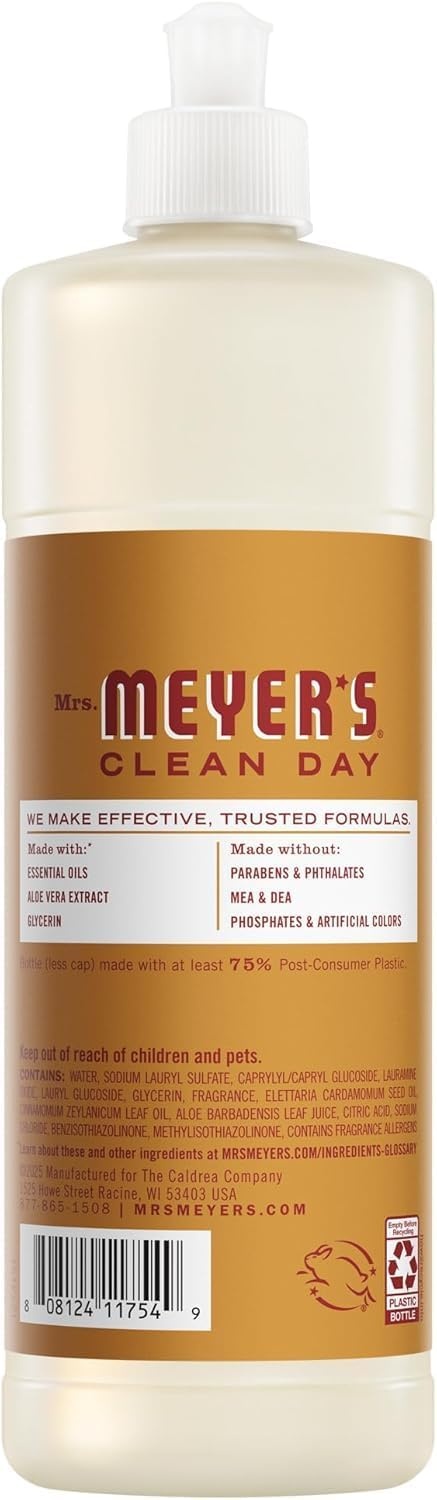 image:imageMRS MEYERS CLEAN DAY Liquid Dish Soap Acorn Spice 16 fl oz 3 Pack48 Fl Oz Pack of 1