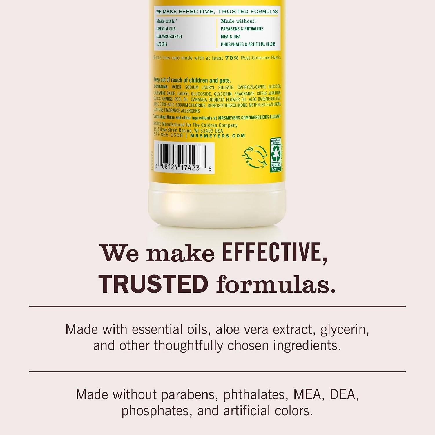 image:imageMRS MEYERS CLEAN DAY Liquid Dish Soap Geranium 16 Fl OzHoneysuckle