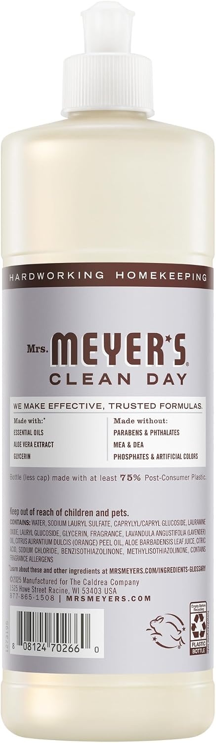 image:imageMRS MEYERS CLEAN DAY Liquid Dish Soap Geranium 16 Fl OzLavender