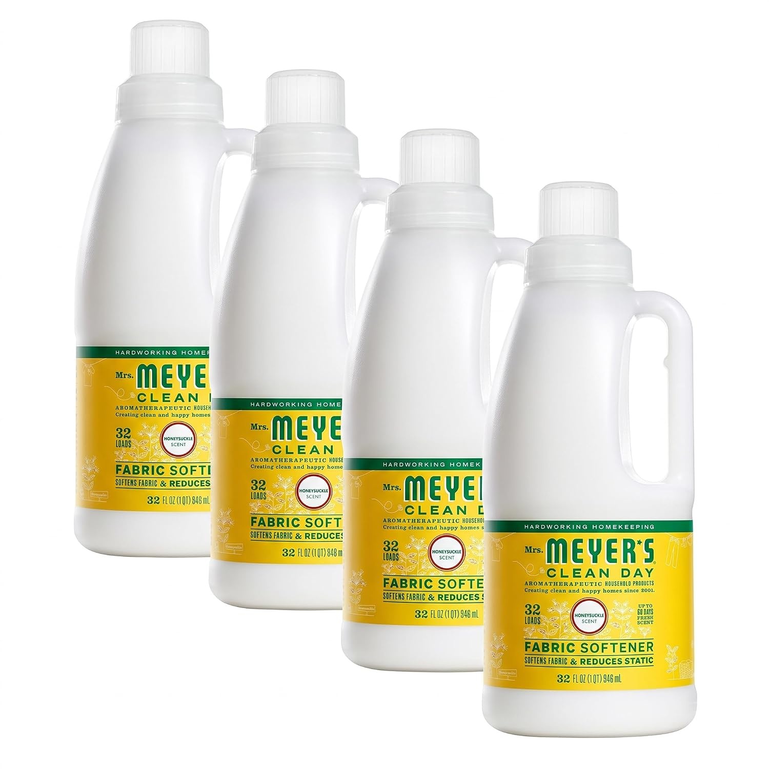 image:imageMRS MEYERS CLEAN DAY Liquid Fabric Softener Honeysuckle 32 fl ozHoneysuckle