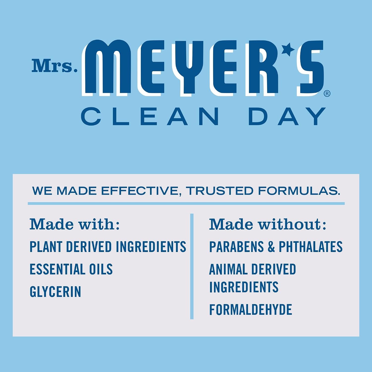 image:imageMRS MEYERS CLEAN DAY Liquid Fabric Softener Rain Water 32 fl oz32 Fl Oz Pack of 4